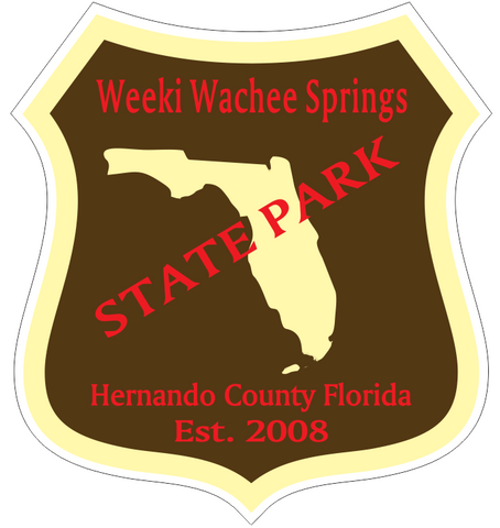 Weeki Wachee Springs Florida State Park Sticker R6805