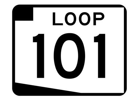 Arizona State Route 101 Sticker R2735 Highway Sign Road Sign
