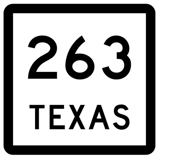Texas State Highway 263 Sticker Decal R2558 Highway Sign – Winter Park ...