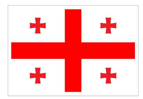 Georgia Flag Sticker F712