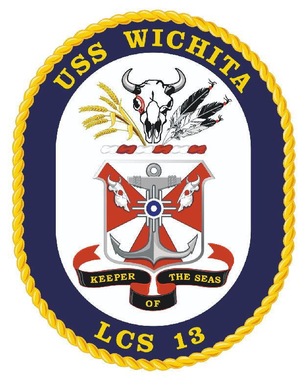 USS Wichita Sticker Military Armed Forces Navy Decal M182 - Winter Park Products