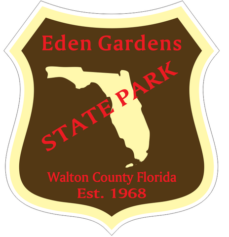 Eden Gardens Florida State Park Sticker R6718