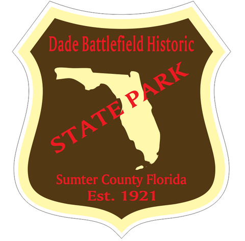 Dade Battlefield Historic Florida State Park Sticker R6708