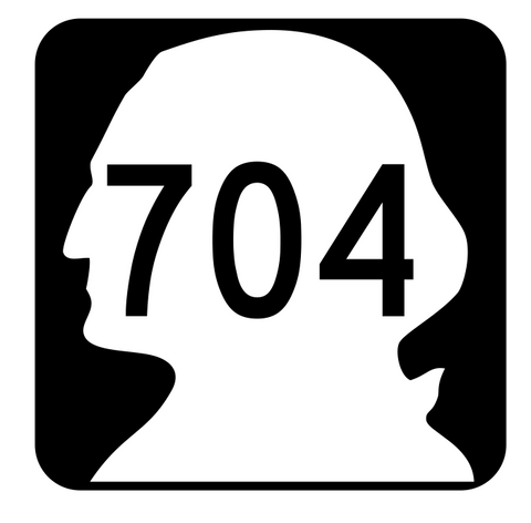 Washington State Route 704 Sticker R2960 Highway Sign Road Sign
