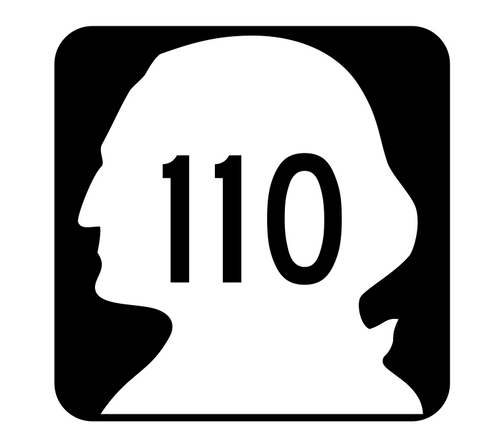 Washington State Route 110 Sticker R2814 Highway Sign Road Sign