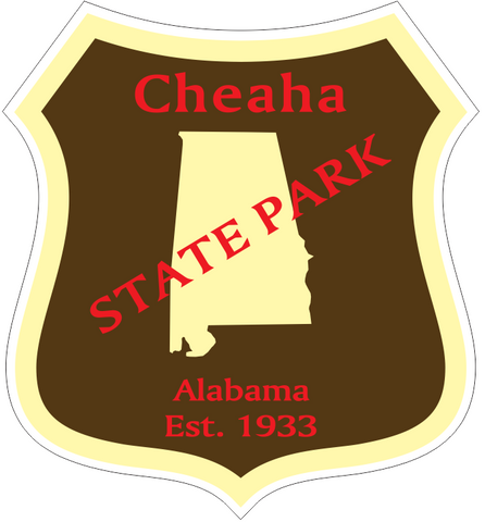 Cheaha Alabama State Park Sticker R6836
