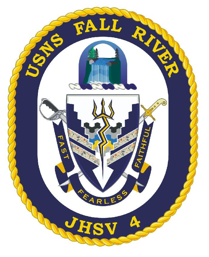 USNS Fall River Sticker Military Armed Forces Navy Decal M252 - Winter Park Products