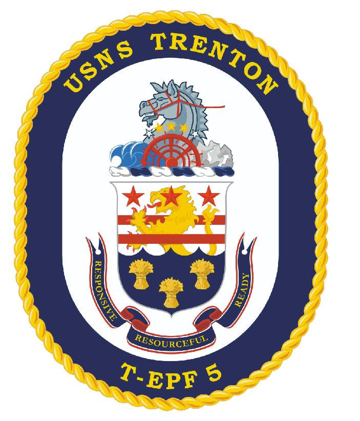 USNS Trenton Sticker Military Armed Forces Navy Decal M247 - Winter Park Products