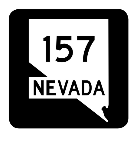Nevada State Route 157 Sticker R2987 Highway Sign Road Sign