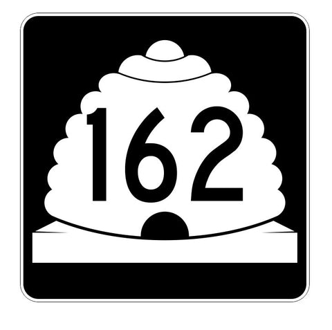 Utah State Highway 162 Sticker Decal R5484 Highway Route Sign