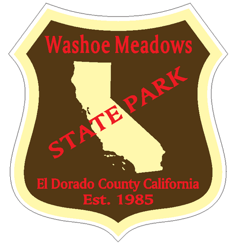Washoe Meadows State Park Sticker R6702 California