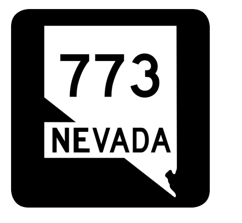 Nevada State Route 773 Sticker R3140 Highway Sign Road Sign
