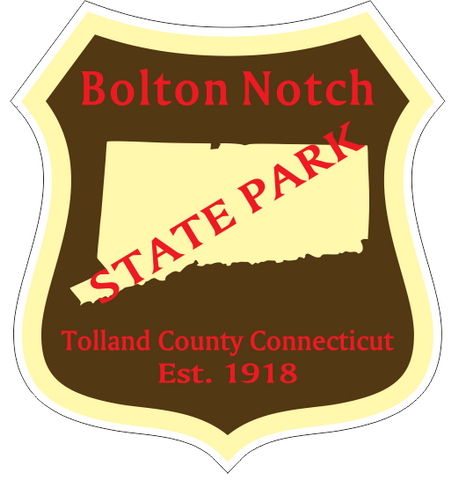 Bolton Notch Connecticut State Park Sticker R6865