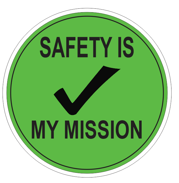 Safety Is My Mission Hard Hat Decal Hard Hat Sticker Helmet Safety Label H253