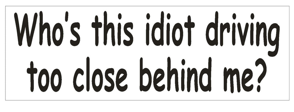 Tailgating Bumper Sticker or Helmet Sticker D751 Funny Tailgator Bumper Sticker - Winter Park Products