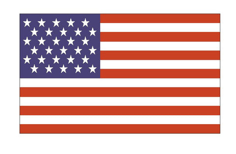 United States Historic 30 Star Flag Sticker Decal MADE IN USA F628 - Winter Park Products