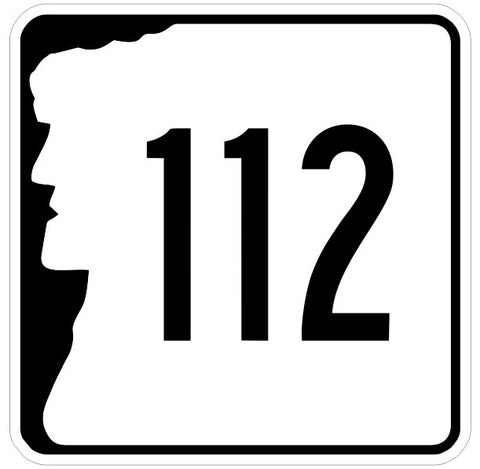 New Hampshire Highway 112 Sticker Decal R7154 Highway Sign