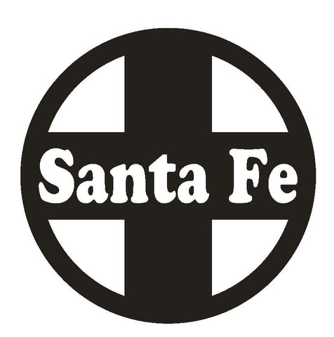 Santa Fe Railway Railroad Vinyl Sticker R329 - Winter Park Products