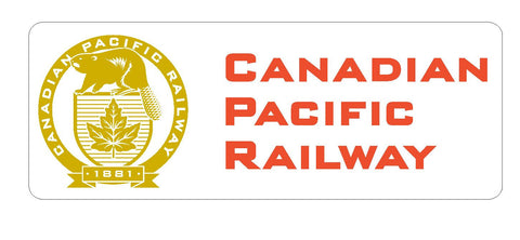 Canadian Pacific Railway Railroad Sticker R326 - Winter Park Products
