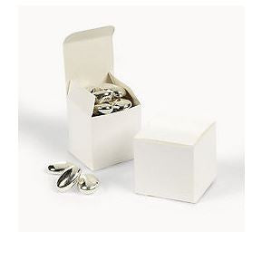 White 2" Square Favor Boxes AS LOW AS 19¢ EACH #32614 - Winter Park Products