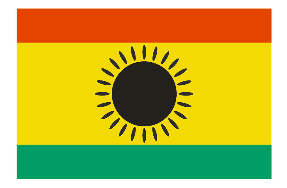 Jatibonicu Taino Tribal Nation Vinyl Flag Sticker F620 - Winter Park Products