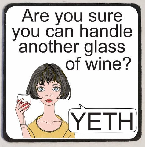M89 Another Glass Of Wine Funny Magnet
