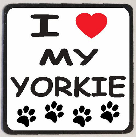 M130 I Love My Yorkie Magnet