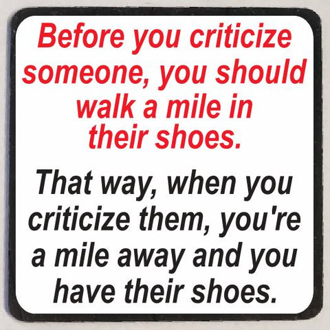 M70 Walk A Mile Funny Magnet