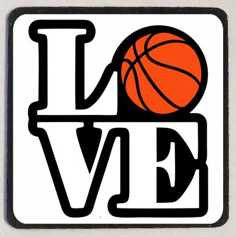 M96 Love Basketball Magnet