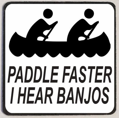 M38 Paddle Faster Funny Magnet