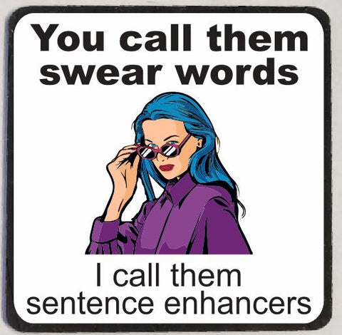 M37 Swear Words Funny Magnet