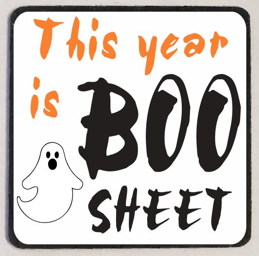 M155 This Year Is Boo Sheet Funny Magnet