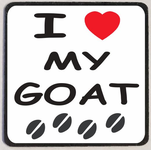 M153 Love My Goat Magnet