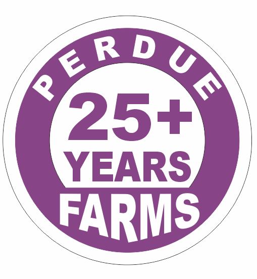Perdue Farms 25+ Year Award Hard Hat Sticker Helmet Sticker SP12