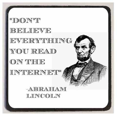 M11 Abraham Lincoln Internet Funny Magnet