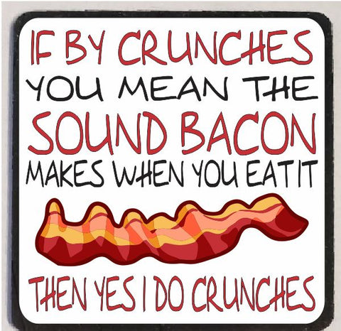 M27 Bacon Crunches Funny Magnet