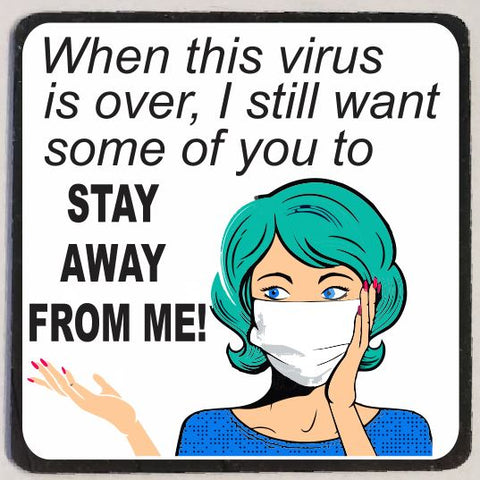 M24 Stay Away Funny Magnet