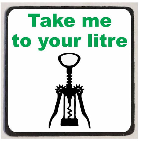 M20 Take Me To Your Litre Wine Funny Magnet