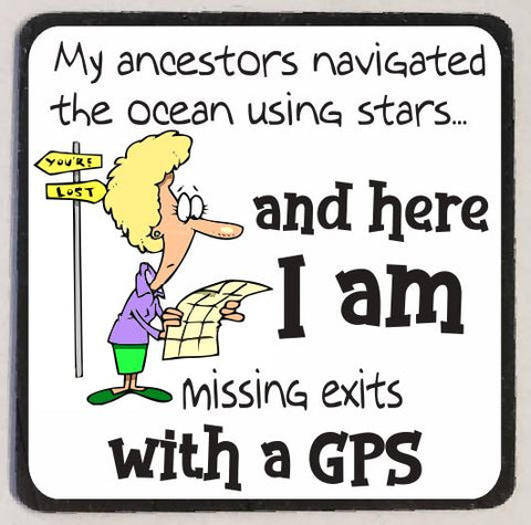 M159 Lost with a GPS Funny Magnet