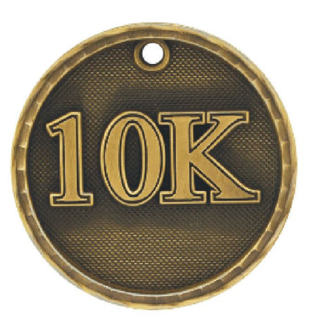 10K Running Medal Award Trophy Team Sports W/Free Lanyard Runner Race 3D220 - Winter Park Products