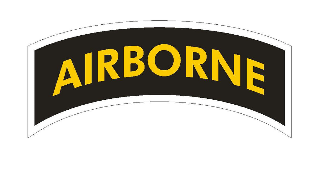 Airborne Vinyl Sticker MADE IN THE USA R629 Military Army Airforce - Winter Park Products