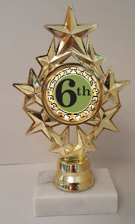 6th Place Trophy 7" Tall AS LOW AS $3.99 each FREE SHIPPING T04N18 – Winter  Park Products