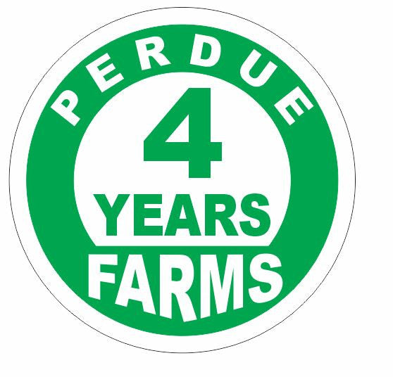 Perdue Farms 4 Year Award Hard Hat Sticker Helmet Sticker SP10